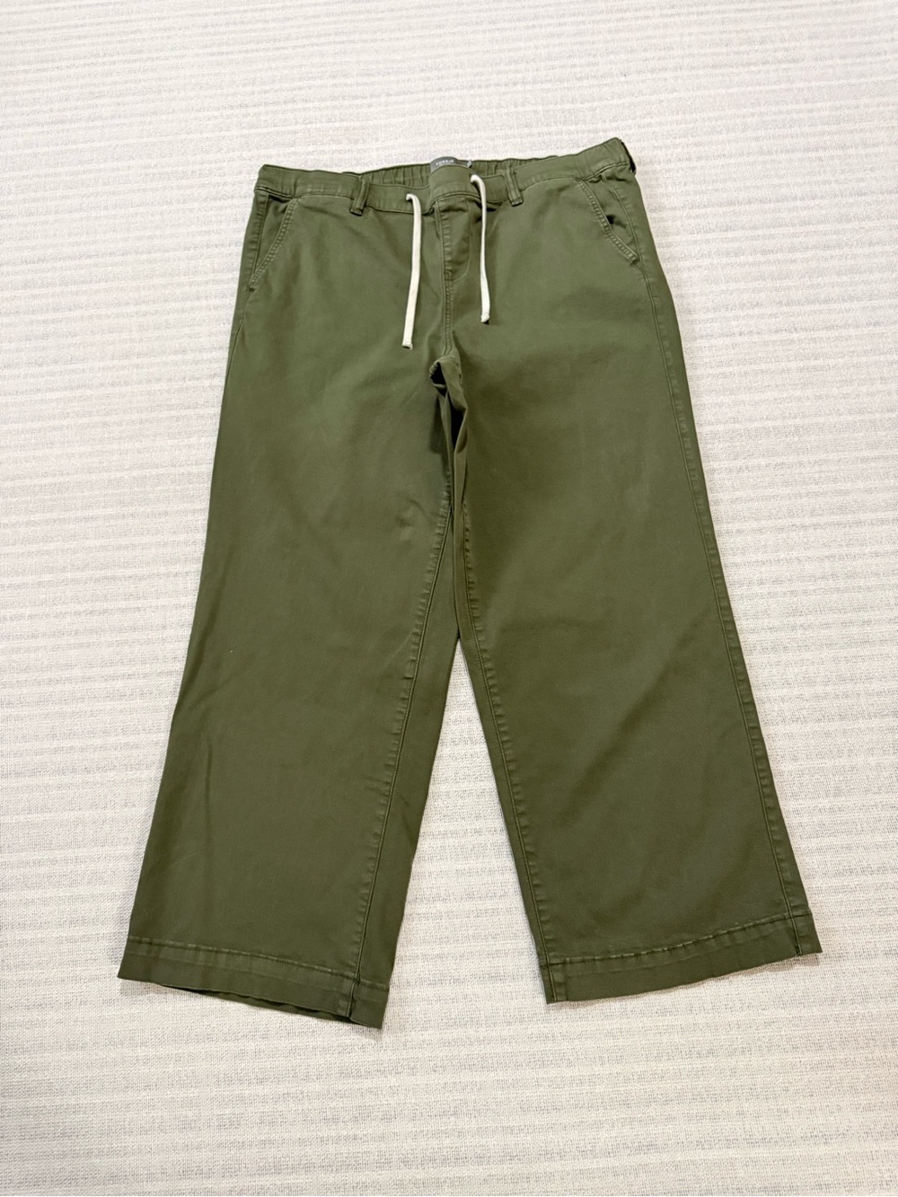 Torrid Olive Green Drawstring Chinos Women's Sz 2R (18/20)